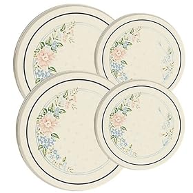 Corelle Coordinates Symphony Economy Burner Covers, Set of 4