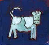Art Poster Print - Vache De Flash - Artist: Van-Luc - Poster Size: 6 X 6 inches