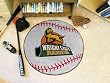 Wright State Raiders 29" Round Baseball Floor Mat (Rug)