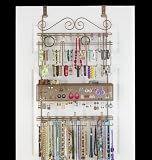 Overdoor Wall Longstem Jewelry Organizer Valet Bronze - Holds over 300 pieces. Unique patented product - Rated Best!