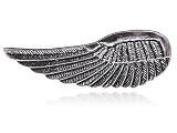 Double Finger Gothic Silver Tone Ring Greek Speed Wing Spartan Angel Custom Ring