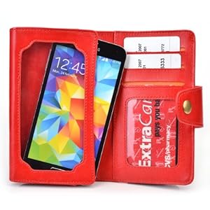 Kroo Wallet Clutch with Smartphone Compartment fits Lava Xolo A500S