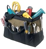 Custom LeatherCraft 1165 22 Pocket Large BigMouth Bag (16 Inches)