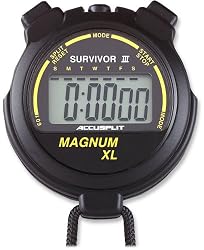 ACCUSPLIT Survivor Stopwatch with Clock and Extra-Large Display