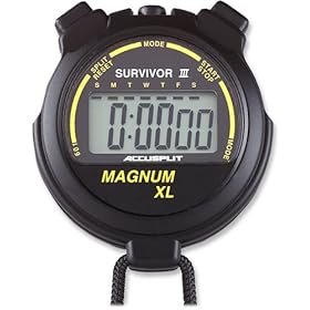  ACCUSPLIT Survivor Stopwatch with Clock and Extra-Large Display