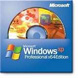 Microsoft OEM Windows XP Professional Edition, 64 Bit, Inc. Service Pack 2 - 1 Pack