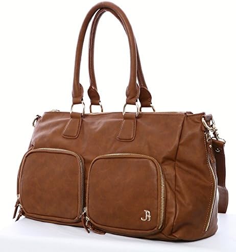 Juno Blu "Ventana" Breast Pump Bag, Cognac