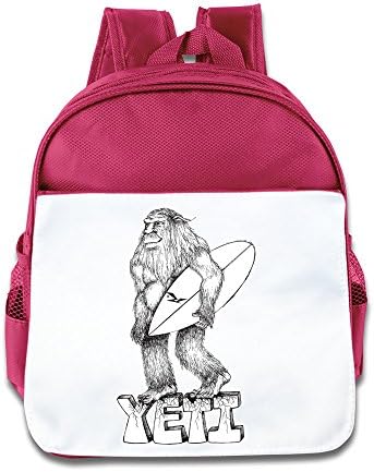 School Bag Yeti Love Surf Children Backpacks Cute Pink Bags