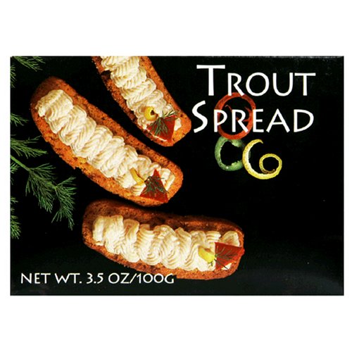 Alaska Smokehouse Trout Spread, 3.5-Ounce Boxes (Pack of 6) by Alaska Smokehouse