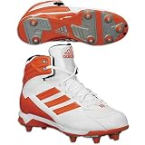adidas Men's Mayhem Hi ( sz. 18.0, White/Orange )