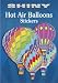 Shiny Hot Air Balloons Stickers