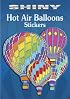 Shiny Hot Air Balloons Stickers