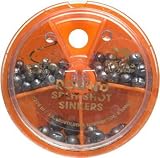 South Bend Sporting Goods 785FP Round Split Shot Sinker Assortment