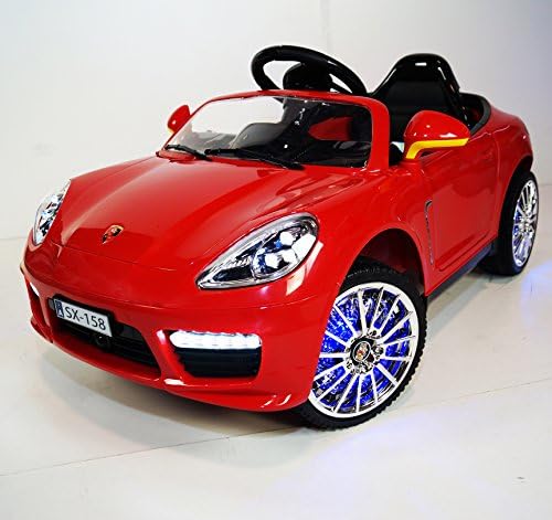 rideONEcar. PORSCHE STYLE BATTERY OPERATED RIDE ON TOY CAR WITH REMOTE CONTROL 12 VOLTS