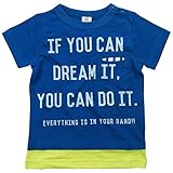 《H28年夏物》JEANS-b(ジーンズベー) 製品洗い加工済み スラブ天竺半袖dream半袖Tシャツ 110cm/NV NO.B-360139