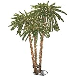 Pre-lit Palm Tree Trio with 900 Clear Lights - 3204 567C