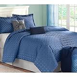On Your Own Dayton 6 Piece Comforter Set - Blue - Full/Queen