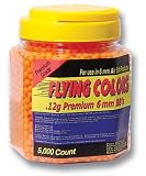 Flying Colors 5000-ct. Bottle .12g Airsoft BB's