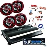 2400W Auto SET Radio Verstärker Boxen USB SD MP3 CD Autoradio Kabelset CAR-151