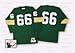 Ray Nitschke 1969 Green Bay Packers #66 Dark Throwback Mitchell and Ness NFL Football Jersey (Green)