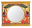 Nepthys & Isis Mirror - Cold Cast Resin - 14.5" x 17"