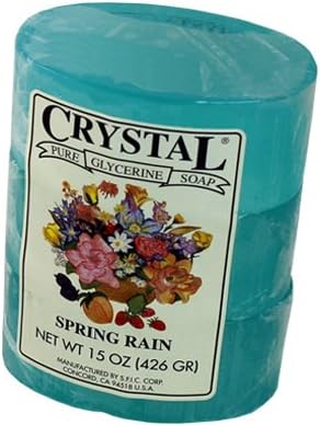 Crystal Soap Bars Spring Rain Tri Packs 8 packs of 3 soap bars
