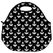 Snoogg Black And White Anchors Travel Outdoor Carry Lunch Bag Picnic Tote Box Container Zip Out Removable Carry Lunchbox Handle Tote Lunch Bag Food Bag For School Work Office RS.549.00