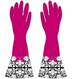 Boston Warehouse Rococo Glamour Glove Set, Pink
