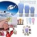 Beckly Silicone Bottles Travelers Set- Travel bottles- TSA Carry-On approved-BPA Free-Use on the airplane, Hotel room, or in your kitchen-For your lotions, gels, oils,soaps, shampoos, moisturizers and creams-Leak Free and safe for your carry on luggage or suitcase and duffel bag-Perfect travel accessory-great addition to your luggage set- Suction cup for use on Hotel Shower and Bathroom wall- Great Bath and Shower accessory-Perfect holiday gift-Backed by the famous beckly guarantee!