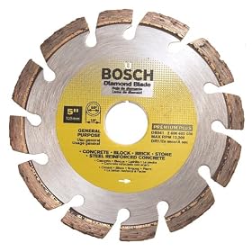 Bosch DB561 Premium Plus 5-Inch Dry Cutting Laser Fusion Segmented Diamond Saw Blade with... by Bosch