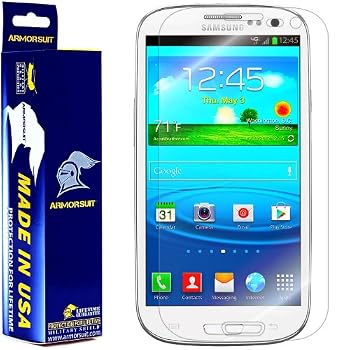 Set A Shopping Price Drop Alert For ArmorSuit MilitaryShield Samsung Galaxy S3 Screen Protector Shield for AT&T, Verizon, T-Mobile, Sprint, U.S. Cellular