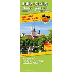 Rad- und Wanderkarte Halle (Saale), Petersberg - Geiseltalsee - Merseburg - Bad D�rrenberg: Mit Ausflugszielen, Einkehr- & Freizeittipps sowie ... wetterfest, reissfest, abwischbar, GPS-genau