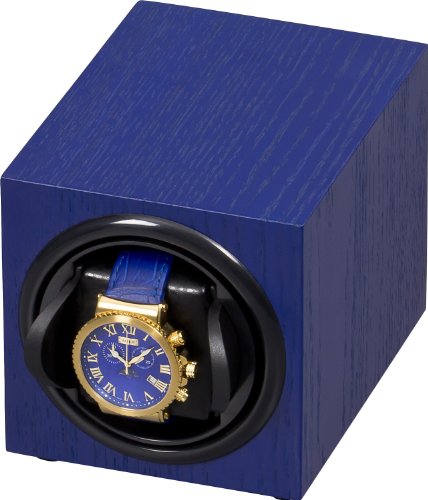 Auer Accessories Hektor 011BL Watch Winder For 1 Watch Matt Blue