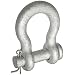 CM M353G Round Pin Midland Super Strong Anchor Shackle, Carbon, 7/8" Size, 8-1/2 ton Capacity