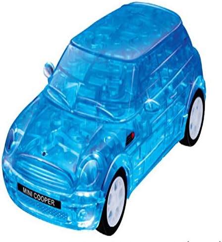 3D SUPER CAR PUZZLE 64PCS MINI COOPER CAR