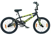 Monz BMX Fahrrad mit Rotor 20Zoll schwarz-gelb
