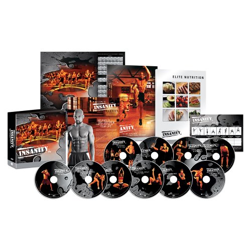INSANITY Deluxe: MAX Interval Sports Training  &  Insane Abs Workout DVDs