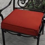Sunbrella 20" Outdoor Chair Cushion in RedCushion-KG-SC0647