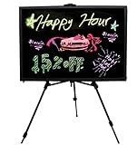 New sign Lighted Displays LED writing Board Fluorescent Dry-Erase message flashing display