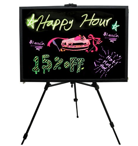 New sign Lighted Displays LED writing Board Fluorescent Dry-Erase message flashing display