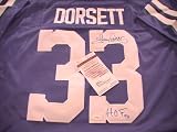 TONY DORSETT SIGNED AUTOGRAPHED DALLAS COWBOYS JERSEY JSA