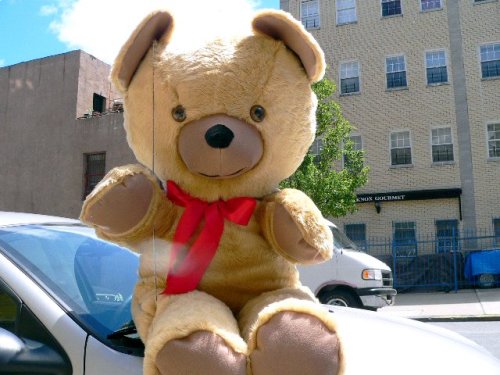 51SEpLyirEL LIFESIZE TEDDY BEAR   54 GIANT BIG PLUSH STUFFED ANIMAL * CREME TRICO COLOR * AMERICAN MADE IN THE USA AMERICA