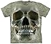 The Mountain Big Face Skull Adult T-Shirt, Green, XL