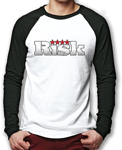 Baseball Shirts Custom Board Game Risk Game Baseball Sleeve Shirt White Small