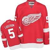Reebok Detroit Red Wings Nicklas Lidstrom Youth Premier Home Jersey - RED WINGS TEAM COLOR Small/Medium