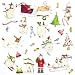 RoomMates RMK1182SCS Winter Holiday Peel & Stick Wall Decals