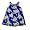 Mulberribush - Girls Sleeveless Floral Dress, Blue, Yellow (Size 6X)