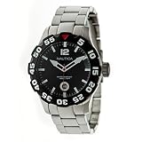 Nautica Steel Bracelet Black Dial Men's watch #N18622G