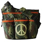 Diaper Dude Diaper Bag, Camo Peace