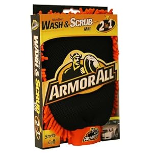 ArmorAll 6307 Microfiber 2 in 1 Wash and Scrub Mitt
